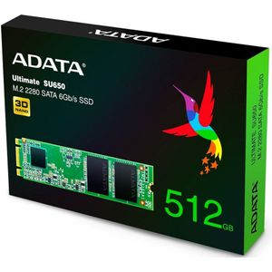 ADATA Drive SSD Ultimate SU650 512GB M.2 TLC 3D 2280 SATA