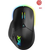 XPG - Alpha Gamingmuis - Zwart - Ergonomisch Ontwerp - PIXART PAW 3335 Sensor