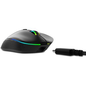 XPG - Alpha Gamingmuis - Zwart - Ergonomisch Ontwerp - PIXART PAW 3335 Sensor