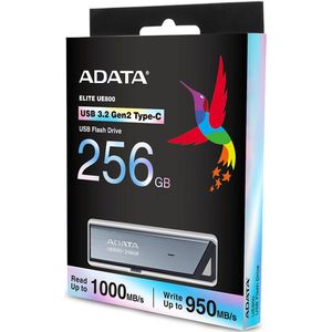 Adata - UE800 - USB-stick - 256GB - USB-C 3.2 Gen 2 - Slank Design
