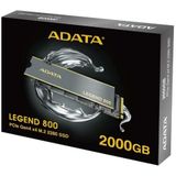 Adata SSD 2.0TB LEGEND 800 M.2 PCI4 M.2 2280 (2000 GB, M.2 2280), SSD