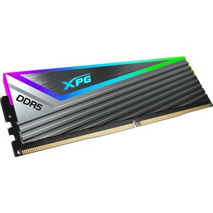 Adata DDR5 32 GB 6400-32 K2 XPG Caster RGB grijs (2 x 16GB, 6400 MHz, DDR5 RAM, U-DIMM), RAM, Grijs