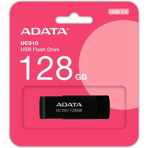 Adata - UC310 - USB-stick - Zwart - 128GB - USB-A 3.2 Gen 1
