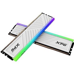 Adata DDR4 16GB 3200-16 K2 XPG Spectrix D35G RGB wit (AX4U32008G16A-DTWHD35G) (2 x 8GB, 3200 MHz, DDR4 RAM, DIMM 288 pin), RAM, Blauw, Groen, Rood