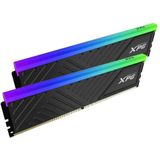 Adata XPG Spectrix RGB (2 x 8GB, 3600 MHz, DDR4 RAM, DIMM 288 pin), RAM, Zwart