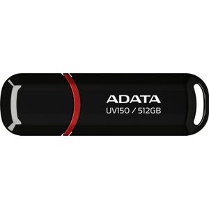 Adata Pendrive UV150 USB3.2 zwart (512 GB, USB A), USB-stick, Rood, Zwart