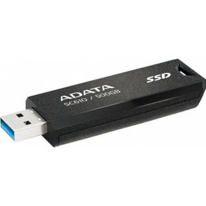 Adata SSD Extern SC610 USB3. Gen2 Zwart (500 GB), Externe SSD, Zwart