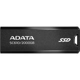 Adata - SC610 - USB-stick - Zwart - 2000 GB - USB 3.2 Gen2