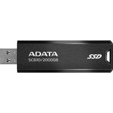 Adata - SC610 - USB-stick - Zwart - 2000 GB - USB 3.2 Gen2