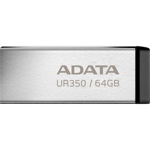 ADATA - UR350 - USB-Stick - 64 GB - Nikkleurig - Metalen Materiaal