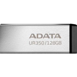 ADATA - UR350 - USB-Stick - 128 GB - Nikkel Kleur - Metalen Materiaal