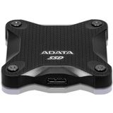 Adata - Sd620 - Externe SSD - Zwart - 1 TB - Siliconen Behuizing