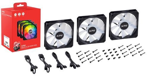 Adata - XPG VENTO R 120 ARGB - PC Ventilator - Zwart - 3-pak