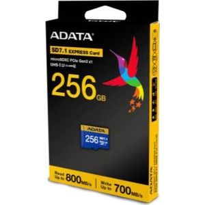 Adata - Premier Extreme - Geheugenkaart - Veelkleurig - 256 GB - microSD Express - U3 - UHS-II