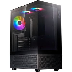 XPG - Invader X Mini - PC-behuizing - Zwart - Mid-Tower - 5 ARGB-fans