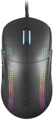 Mars Gaming - Mmpro Gamingmuis - Zwart - 3200 DPI - Ambidextre Ontwerp