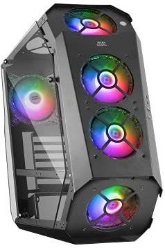 Mars Gaming - Premium MC51 - PC Behuizing - RGB - Transparant - Stijlvol Ontwerp
