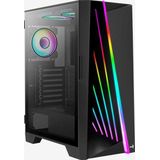 AeroCool - Mirage V2 - Midi Tower Behuizing - Zwart - Glas Paneel