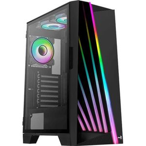 AeroCool - Mirage V2 - Midi Tower Behuizing - Zwart - Glas Paneel