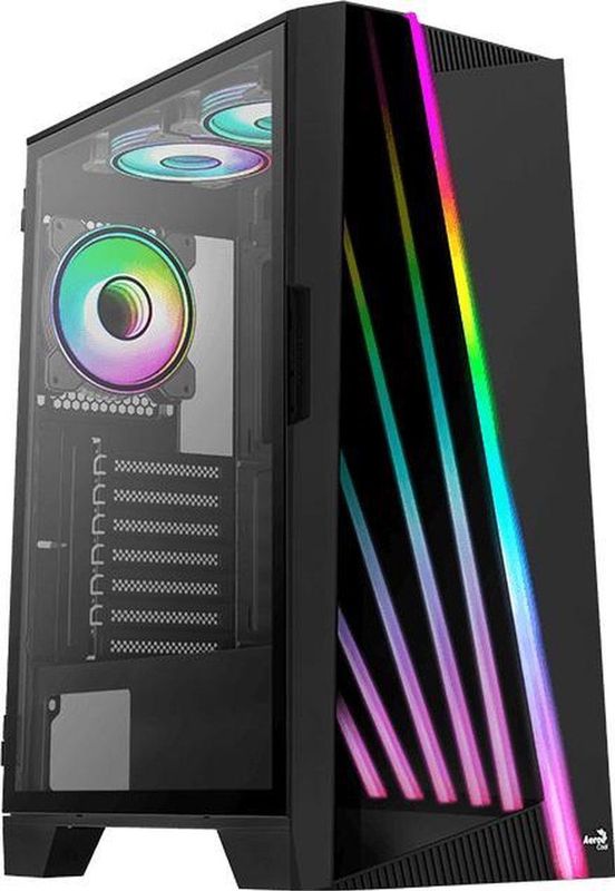 AeroCool - Mirage V2 - Midi Tower Behuizing - Zwart - Glas Paneel