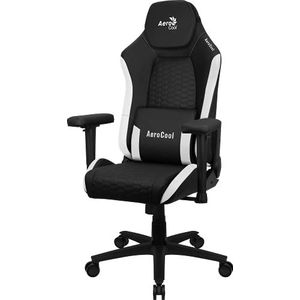 Aerocool CROWNBW Wit, Ergonomische Gaming Stoel, Verstelbare Kussens, Premium Synthetisch Leer