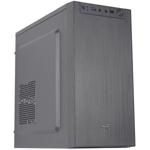 Aerocool - CS108BKV1 - PC-behuizing - Zwart - Gepolijst Aluminium