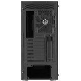 AeroCool - Prisma G-bk-v1 - PC-behuizing - Zwart - Gehard Glas