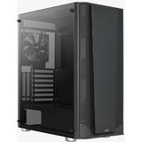 AeroCool - Prisma G-bk-v1 - PC-behuizing - Zwart - Gehard Glas