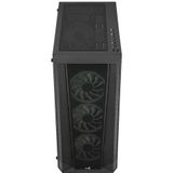 Aerocool - PRISMBKV3 - ATX PC Behuizing - Zwart - 4 ARGB Ventilatoren - Gehard Glas