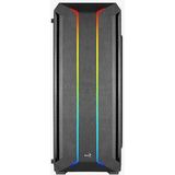 AeroCool - Skyline ARGB V1 - Midi-toren - Zwart - Acrylglas - PC-behuizing
