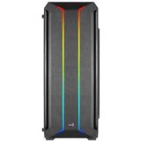 Aerocool - SKYLINEV2BK - PC ATX-Behuizing - Zwart - Dubbel Frontpaneel LED ARGB