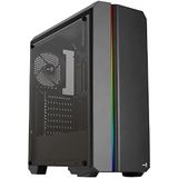 AeroCool - Genesis ARGB V1 - Midi-toren - Zwart - PC-behuizing - Geschikt voor ATX, mATX, Mini-ITX