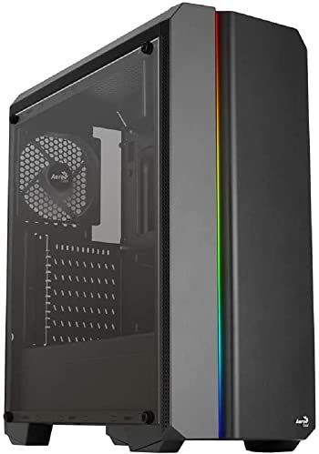 AeroCool - Genesis ARGB V1 - Midi-toren - Zwart - PC-behuizing - Geschikt voor ATX, mATX, Mini-ITX