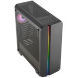 AeroCool - Genesis-A-BK-v2 - PC-behuizing - Zwart - Mid-Toren - ARGB Frontpaneel