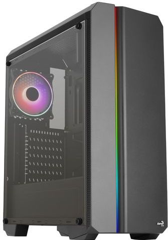 AeroCool - Genesis-A-BK-v2 - PC-behuizing - Zwart - Mid-Toren - ARGB Frontpaneel