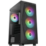 Aerocool - Falcon ARGB - Tempered Glass PC-Behuizing - Zwart - Mid-Tower