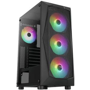 Aerocool - Falcon ARGB - Tempered Glass PC-Behuizing - Zwart - Mid-Tower