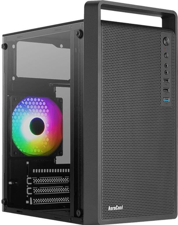 Aerocool - Cs-109-g-bk-v1 - PC-behuizing - Zwart - SPCC/ABS - Mini Tower