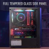 Aerocool - Bladebk - PC Behuizing - Zwart - Mid-tower - RGB Frontpaneel