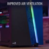 Aerocool - Bladebk - PC Behuizing - Zwart - Mid-tower - RGB Frontpaneel