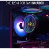Aerocool - Bladebk - PC Behuizing - Zwart - Mid-tower - RGB Frontpaneel
