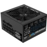 AeroCool - Integrator Goud - PC-voedingseenheid - Zwart - 1000 Watt