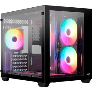 AeroCool - Dryft FRGB - PC-behuizing - Zwart - Gehard Glas