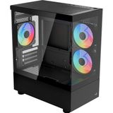 AeroCool - Viewport Mini V2 - PC-behuizing - Zwart - Materiaal: Gehard Glas