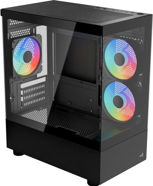 AeroCool - Viewport Mini V2 - PC-behuizing - Zwart - Materiaal: Gehard Glas