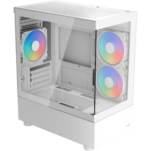 Aerocool - Viewport Mini V2 ARGB - PC Behuizing - Zwart - Tempered Glass