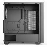 AeroCool - D501A-G-BK-v2 - PC-behuizing - Zwart - Houtlook - ATX/Mini-ITX/mATX