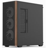 AeroCool - D501A-G-BK-v2 - PC-behuizing - Zwart - Houtlook - ATX/Mini-ITX/mATX