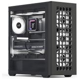 AeroCool - B502A - PC Behuizing - Zwart - SPCC - Ondersteunt 360 mm Radiatoren