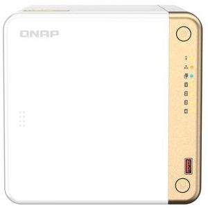 QNAP TS-462-4G data-opslag-server NAS Tower Intel® Celeron® N4505 4 GB DDR4 0 TB QNAP QTS Wit
